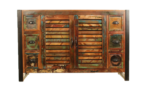 Shoreditch Six Drawer Sideboard - The Orchard Home and Gifts